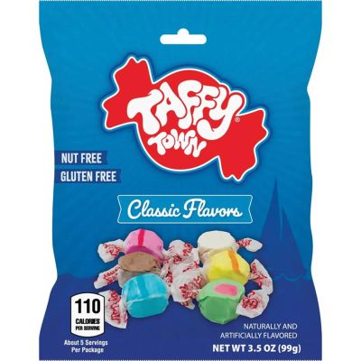 Taffy Town Salt Water Taffy Classic Flavours venyvät toffeet 99g