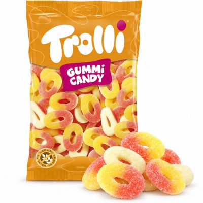 Trolli Persikkarenkaat 1kg