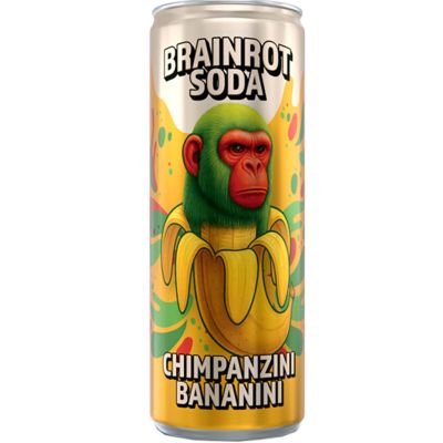 Brainrot Soda Chimpanzini Bananini virvoitusjuoma 250ml