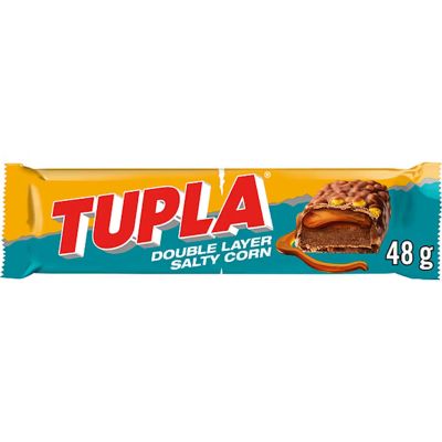 Cloetta Tupla Double Layer Salty Corn suklaapatukka 48g