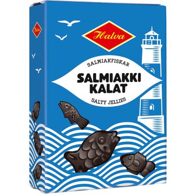 Halva Salmiakkikalat 230g