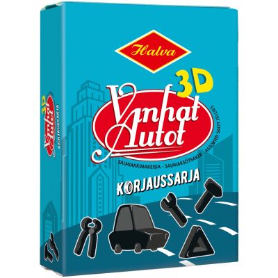 Halva Vanhat Autot 3D Korjaussarja salmiakki 230g