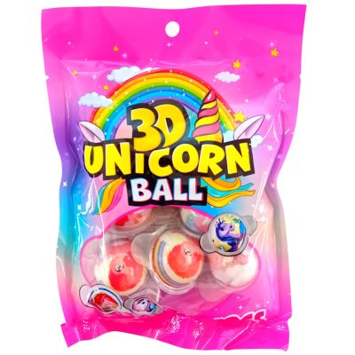 Unicorn Ball 3D hedelmämakeiset 80g