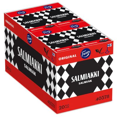 Fazer Salmiakkipastilleja 40g x 20kpl