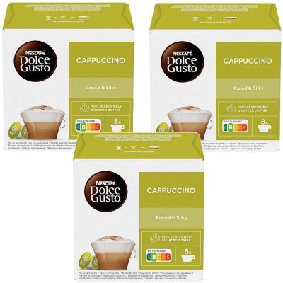 Dolce Gusto Cappuccino kahvikapseli 8+8kaps x 3-PACK