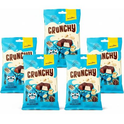 Crunchy Maapähkinä Suklaacrisp makeiset 174g x 5kpl