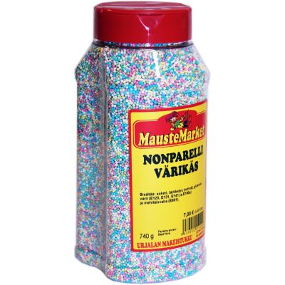 Nonparelli värikäs 740g
