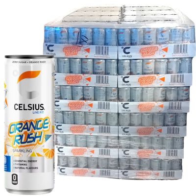 Celsius Orange Rush energiajuoma 355ml x 1440kpl