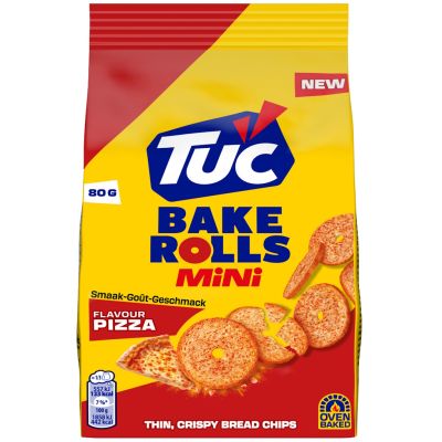 TUC Bake Rolls Mini Pizza leipälastu 80g