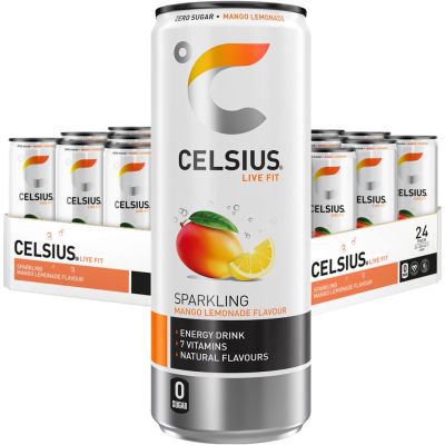 Celsius Mango Lemonade energiajuoma 355ml x 24kpl