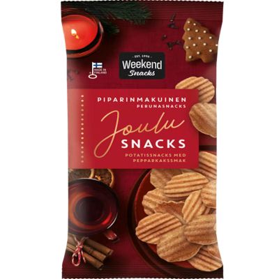 Weekend Snacks Joulu Snacks Piparinmakuinen perunasnacks 70g