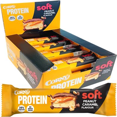 Corny Soft Protein Peanut Caramel proteiinipatukka 45g x 12kpl
