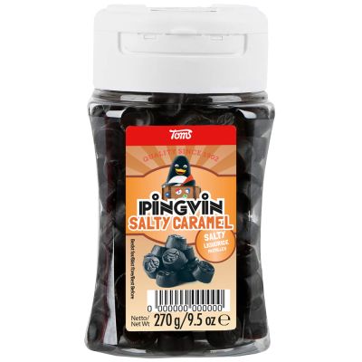 Toms Pingvin Salty Caramel salmiakkilakritsipastilli 270g