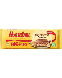 Marabou Big Taste Nutty Choco Wafer suklaalevy 270g