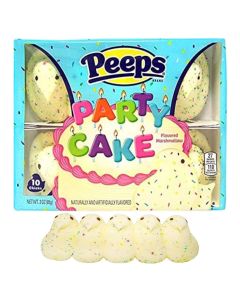 Peeps Party Cake Vaahtokarkki tiput 8,5g x 10kpl