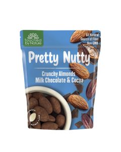 Pretty Nutty Crucnhy Almonds Milk Chocolate & Cocoa Manteli 100g