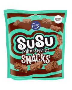 Fazer Susu Snacks Minttu suklaapalat 160g