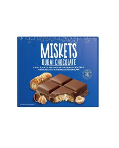 Miskets Dubai Hasselpähkinä suklaalevy 100g