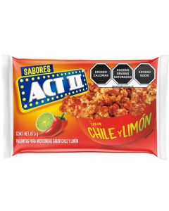 Meksikolainen ACT II Chile Limon Popcorn 80g
