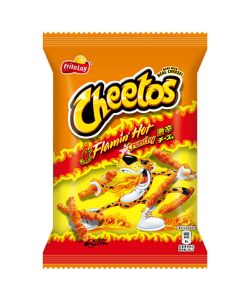 Japanilaiset Cheetos Flamin Hot Crunchy sipsit 75g