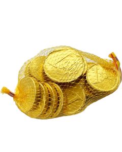 Kultaiset Euro suklaakolikot n. 15kpl