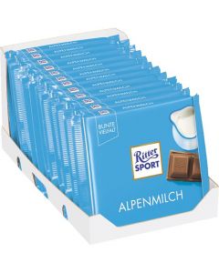 Ritter Sport Alpenmilch suklaalevy 100g x 12kpl