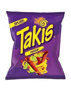Takis Fuego Hot Chili Pepper & Lime Tortilla Sipsit 113,4g