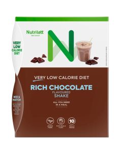 Nutrilett Rich Chocolate Shake Ateriakorvike 10kpl x 35g