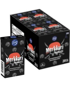 Fazer Merkkari Minilantit salmiakkipastilleja 38g x 20kpl