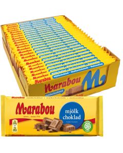 Marabou Maitosuklaa suklaalevy 100g x 24kpl
