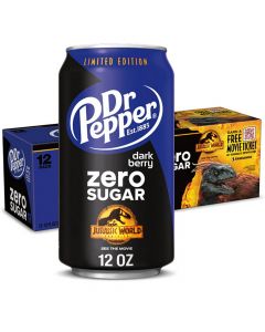 Dr Pepper Zero Dark Berry USA virvoitusjuoma 355ml x 12-pack