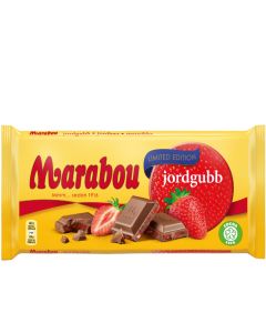Marabou Mansikka Maitosuklaalevy 185g