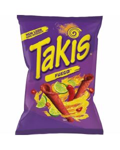 Takis Fuego Hot Chili Pepper & Lime Tortilla Sipsit 92,3g