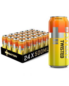 Battery Twisted No Calorie energiajuoma 500ml x 24-pack
