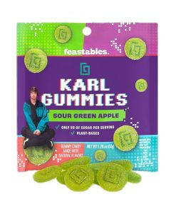 MrBeast Feastables Karl Gummies Sour Green Apple 50g