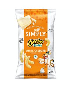 Cheetos Simply White Cheddar juustonaksut 226.8g