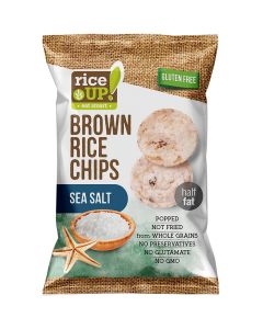 Rice UP Sea Salt täysjyväriisisipsi 60g