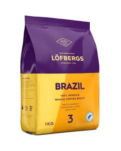 Löfbergs Medium Roast Kahvipapu Brazil 1kg