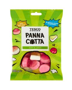 Tesco Panna Cotta karkit 100g