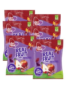 Red Band Real Fruit Fruit & Berries Aakkoset 100g x 6kpl