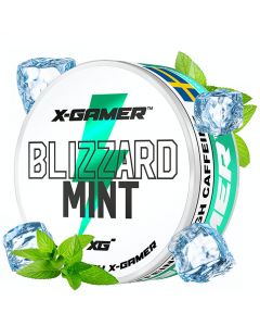 X-Gamer Mint Blizzard energiapussi 18 pussia