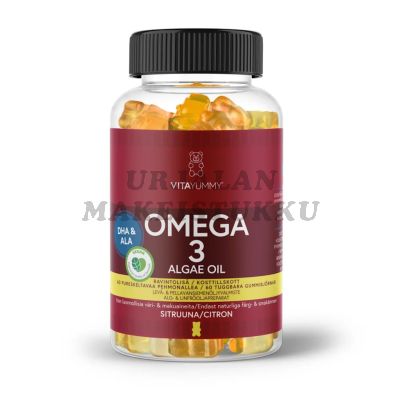 VitaYummy Omega 3 sitruuna 60kpl