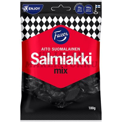 Fazer Salmiakki Mix 180g