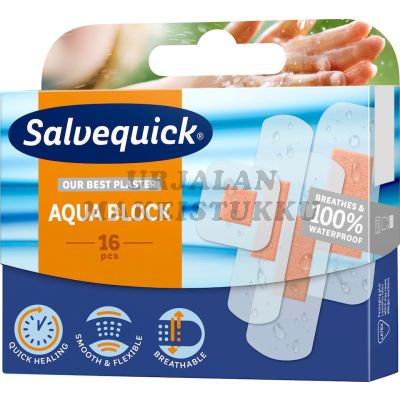 Salvequick laastari Aqua Block 16 kpl