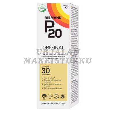 P20 Aurinkosuojasuihke SK30 Original 85ml