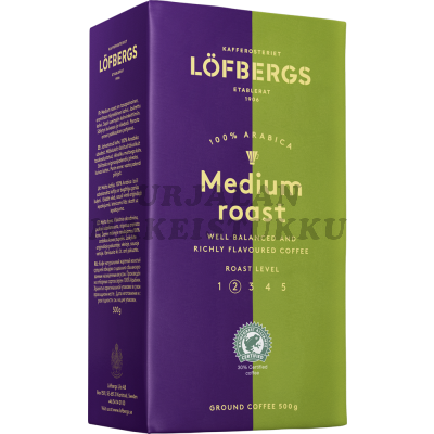 Löfbergs keskipaahto suodatinkahvi 500g