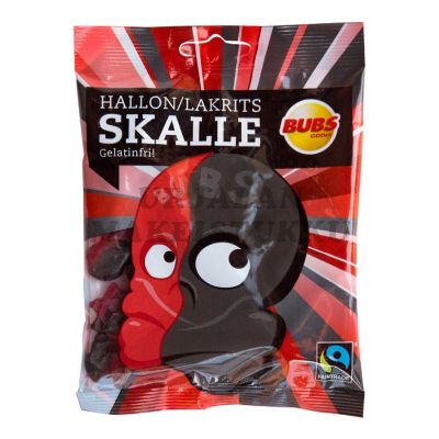 Bubs Vadelmalakritsi kallot 90g