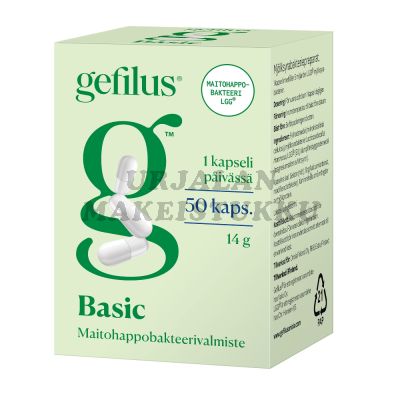 Gefilus Basic Maitohappobakteerivalmiste 50 tabl