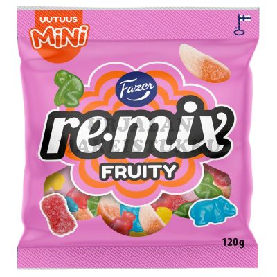Fazer Remix Fruity karkkipussi 120g