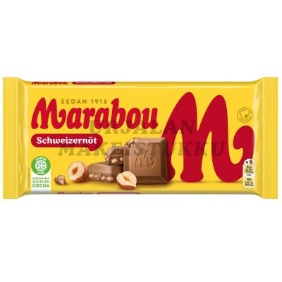 Marabou Schweizer Nöt suklaalevy 200g